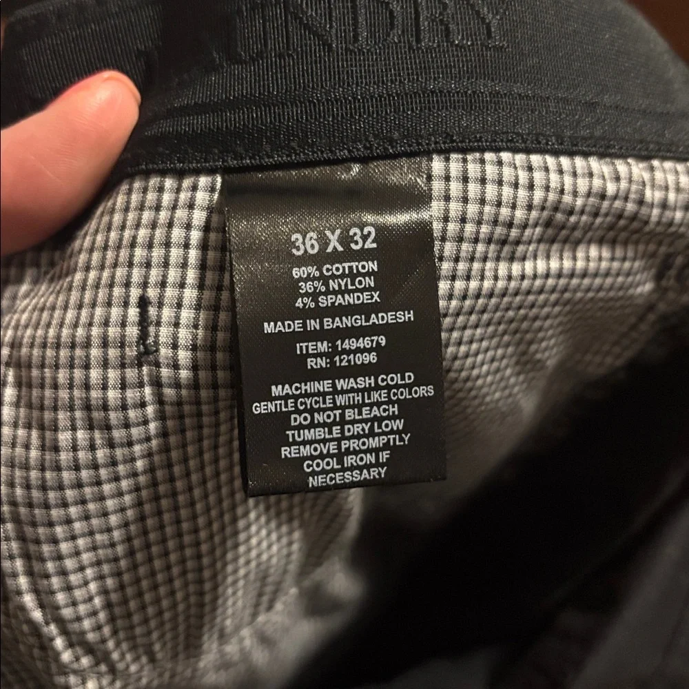 English Laundry Classic Black Straight-Leg Pants